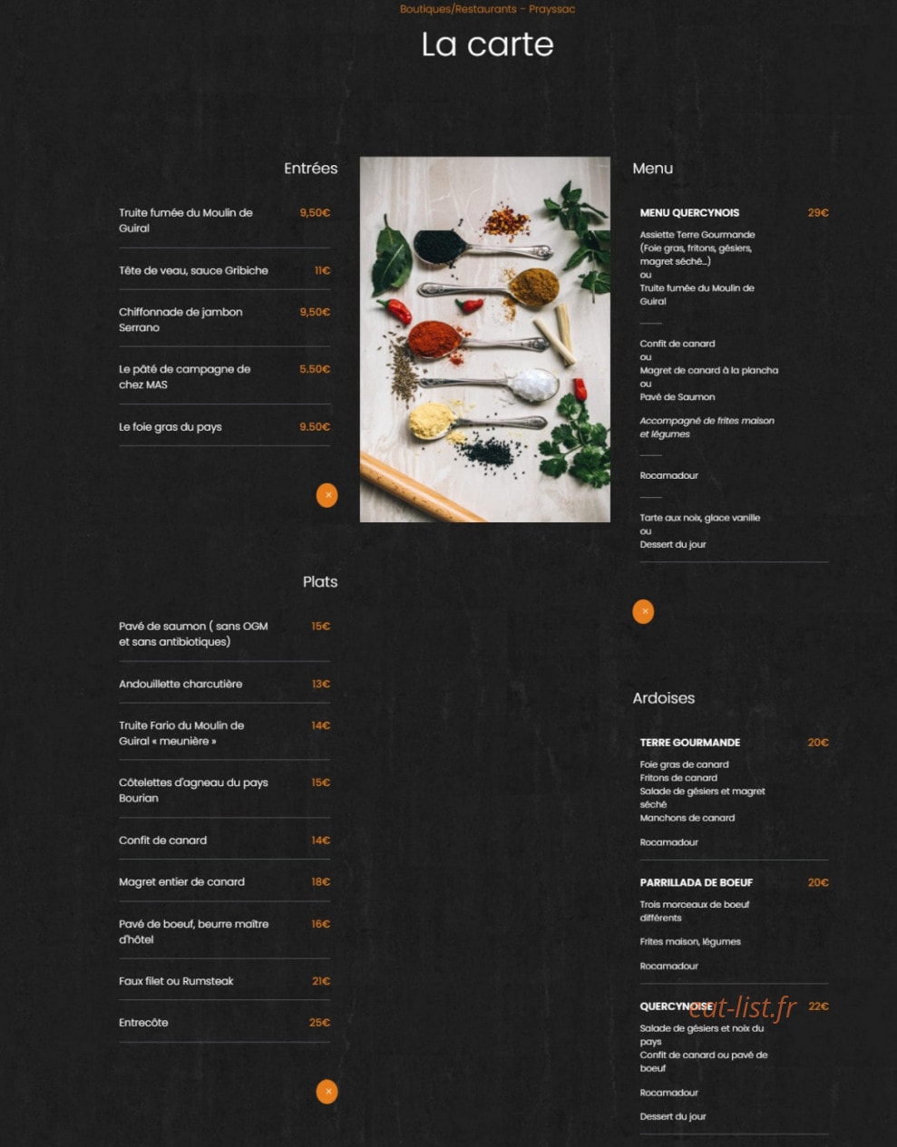 Terre gourmande — carte page 2