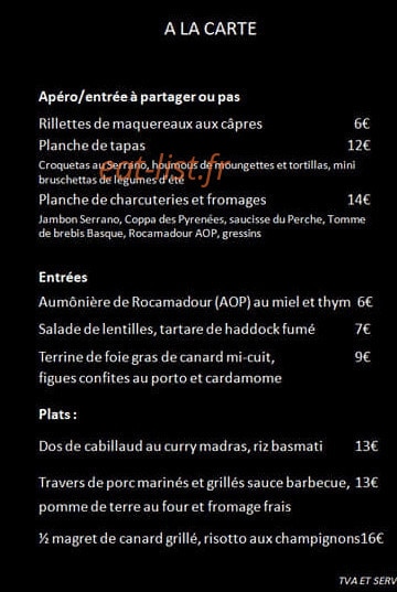 La Tissandière — carte page 1