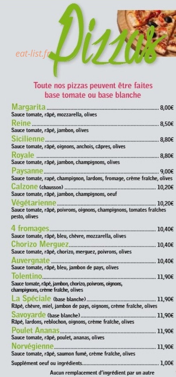 Le Tolentino — carte page 1