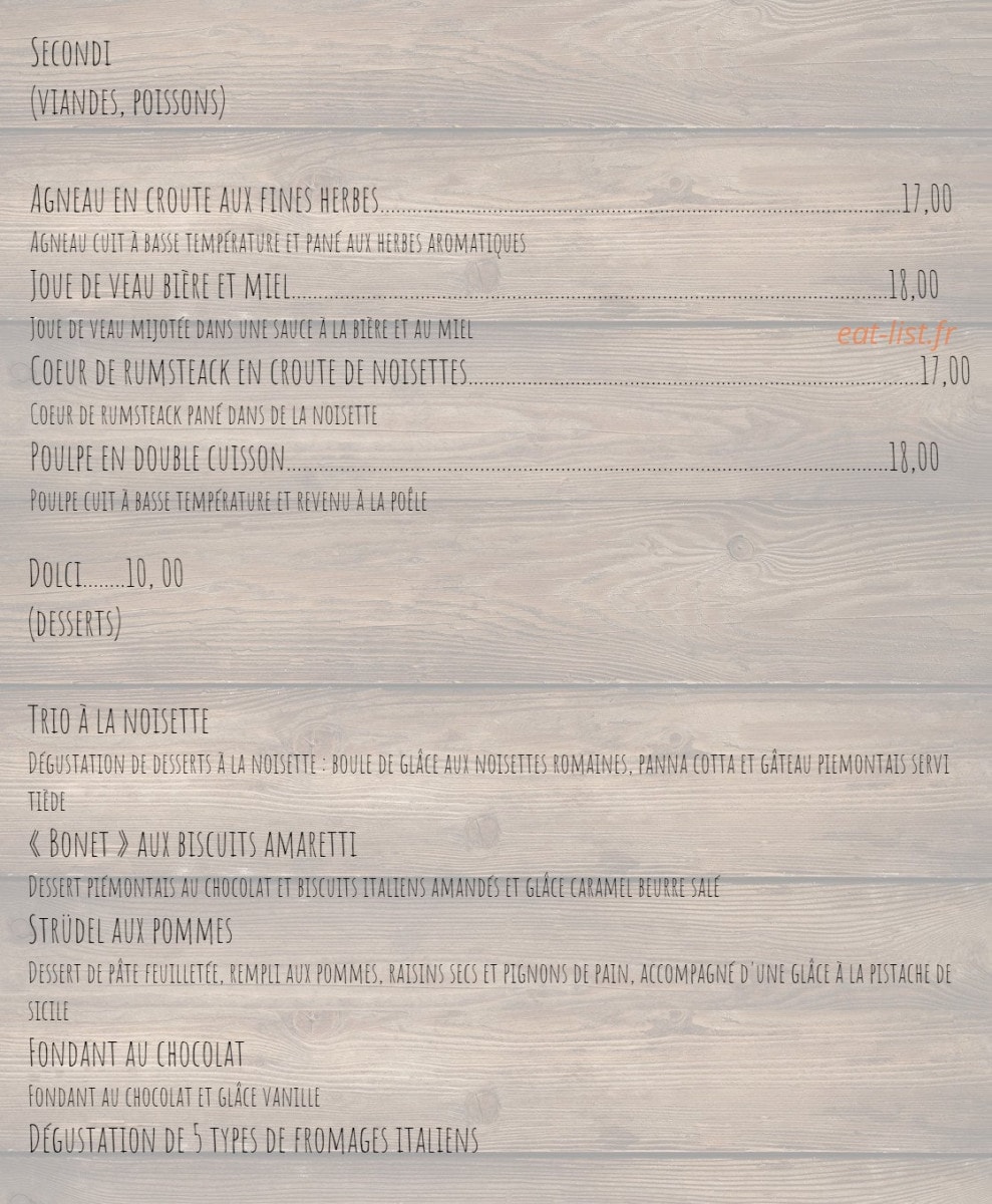 Osteria Il Grappolo — carte page 2