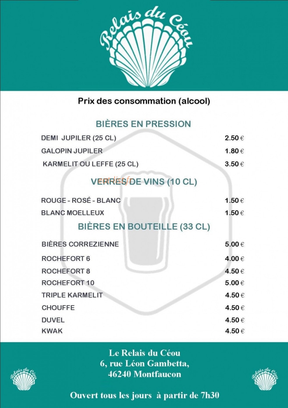Relais du ceou — carte page 2