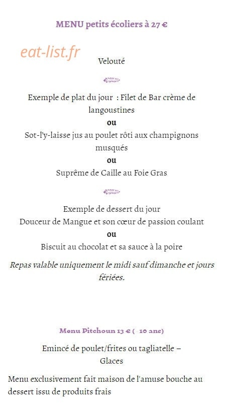 La récréation — carte page 1