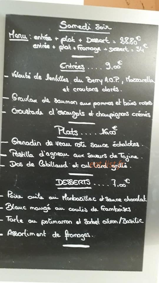 Le Jardin — carte page 1
