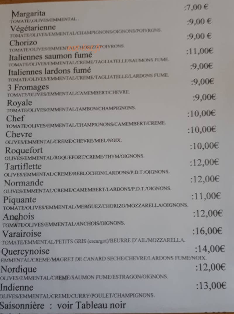 Les Gariottes — carte page 1