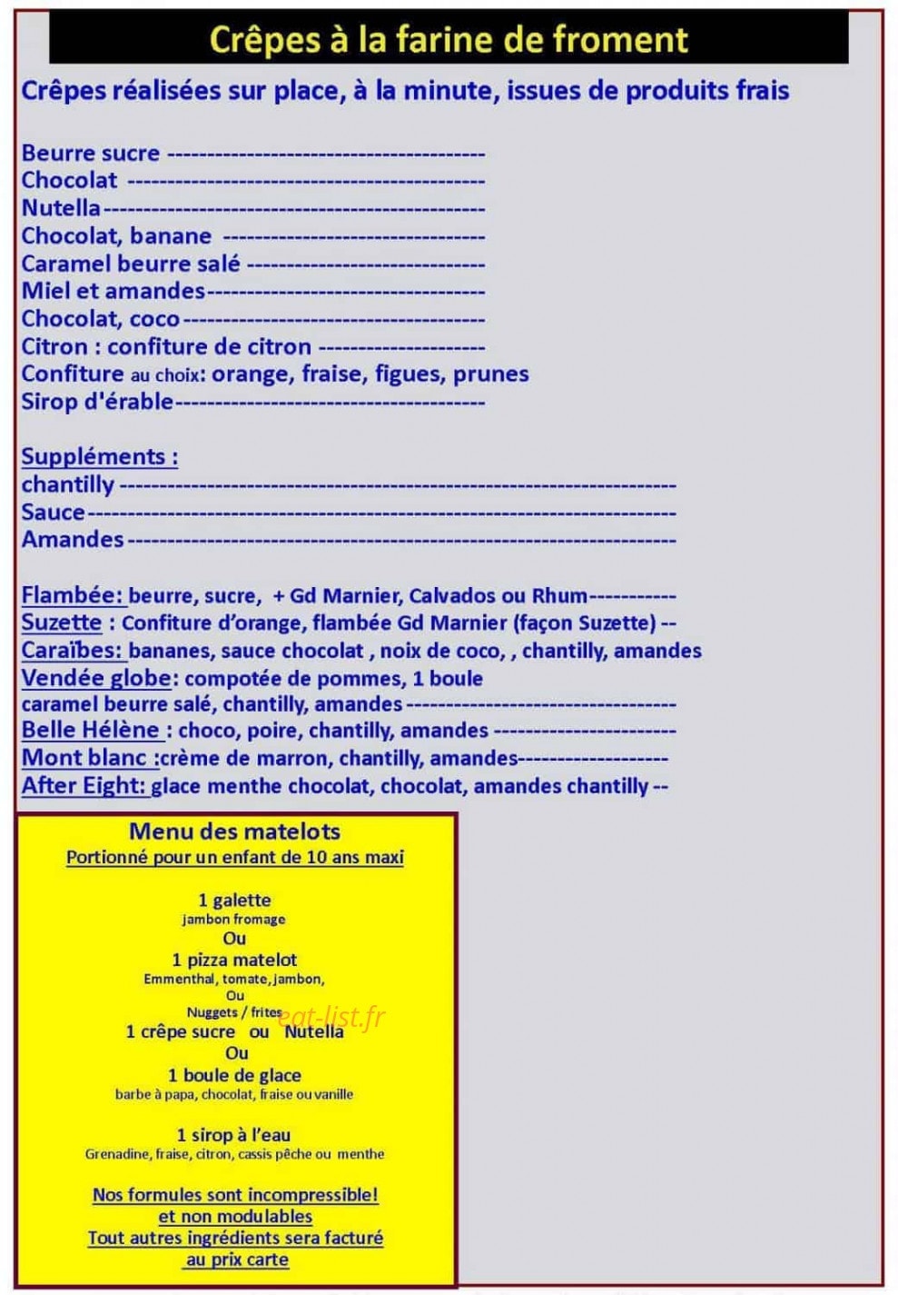 La Mouette — carte page 3