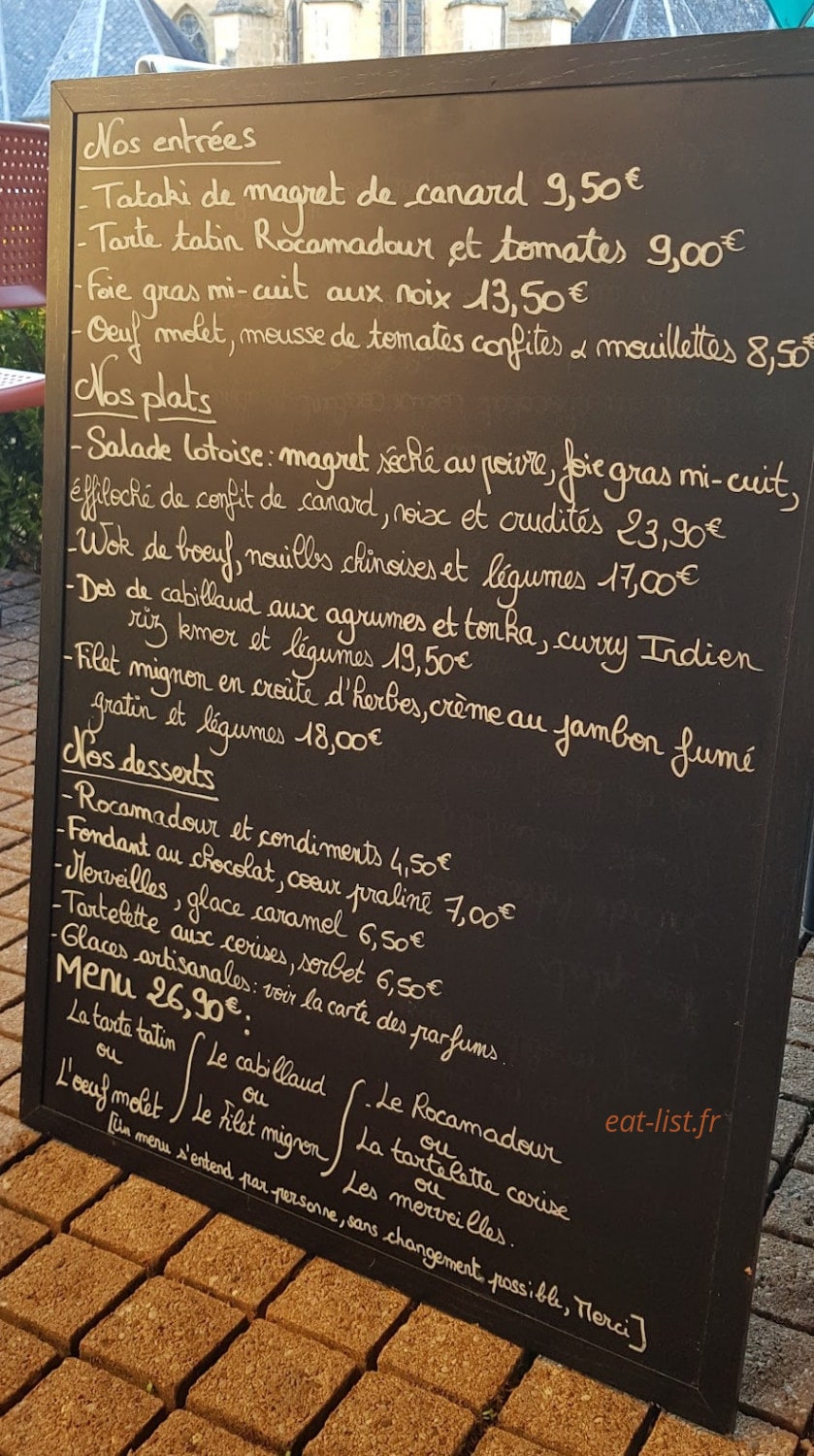 Péché mignon — carte page 2