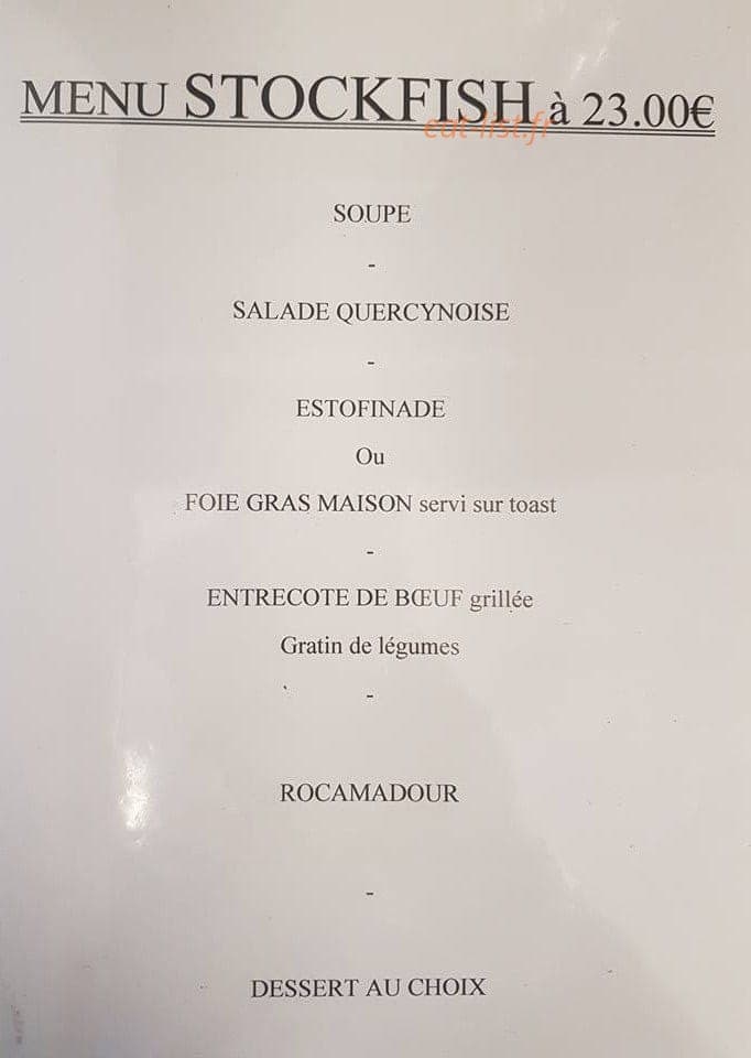 Le Resto'drome — carte page 3