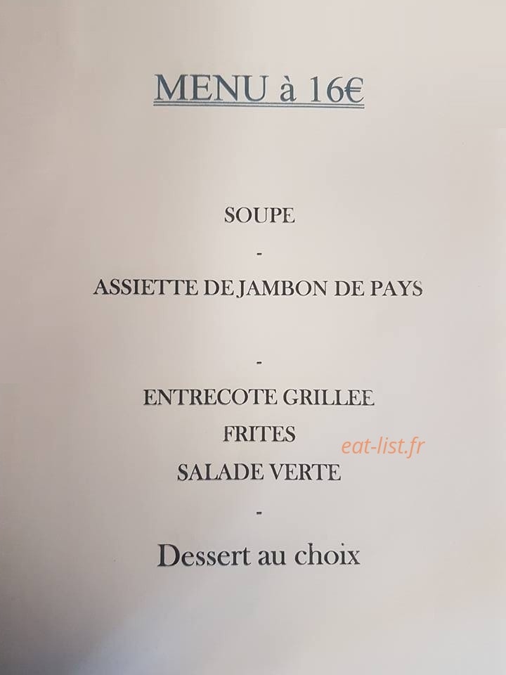 Le Resto'drome — carte page 2