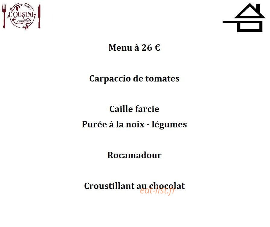 L'oustal — carte page 1