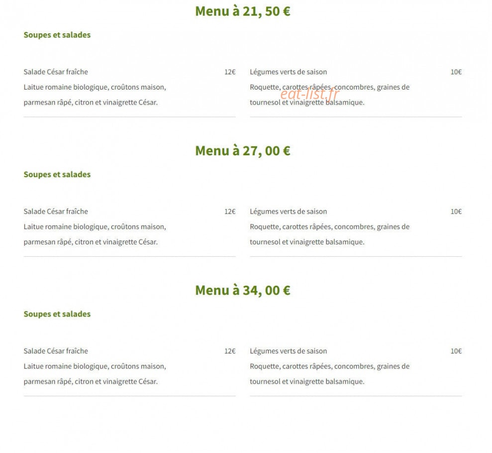 Les Falaises — carte page 2