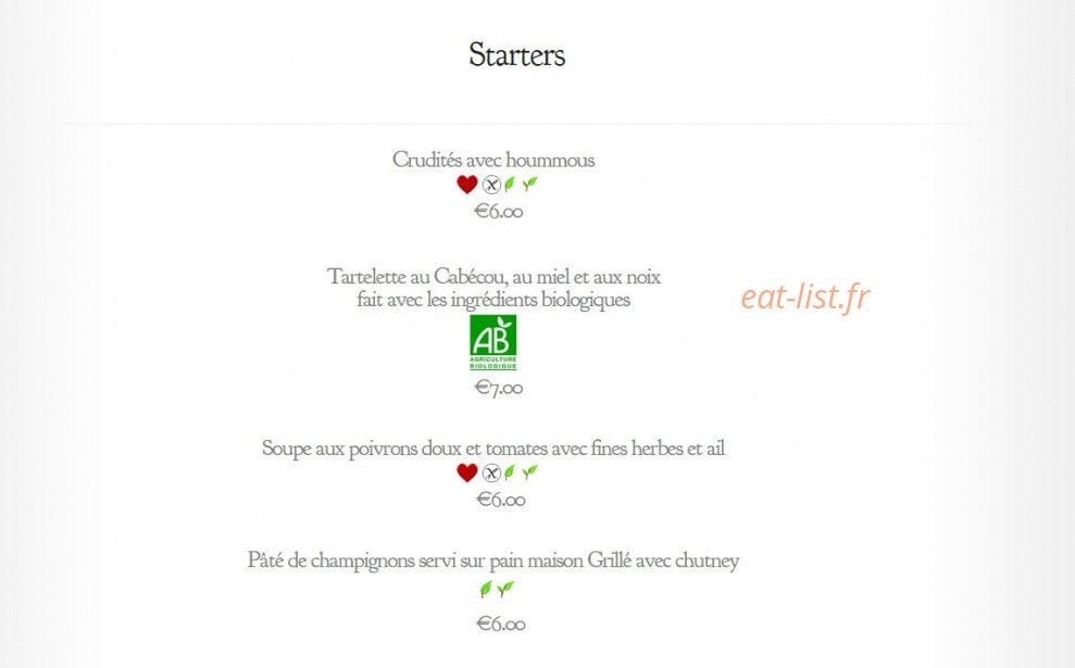 Le Jardin de Cabrerets — carte page 4