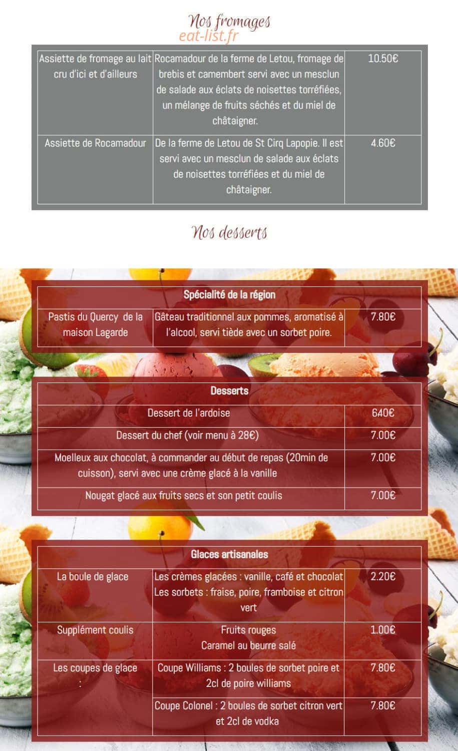 L'Oustal — carte page 4