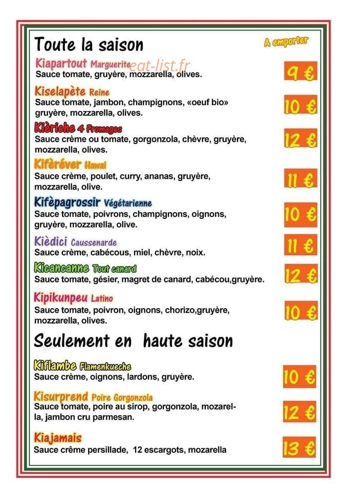 La Truffière — carte page 2
