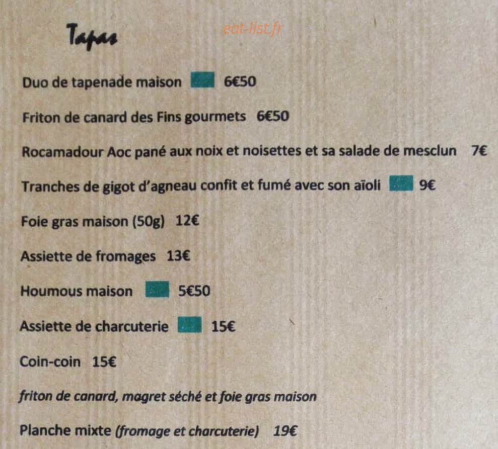 Les Fadas — carte page 1