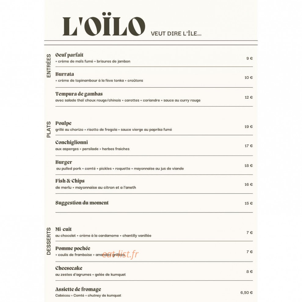 L'Oïlo — carte page 1