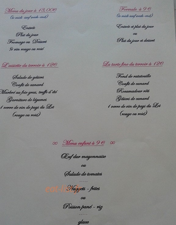 Le quercy bourian — carte page 1