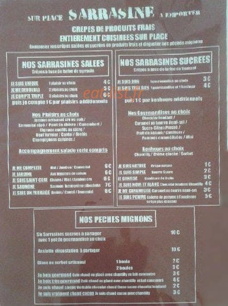 Sarrasine — carte page 1