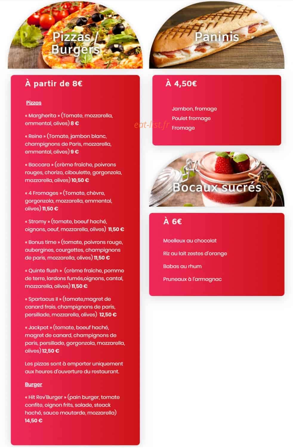Casino — carte page 2