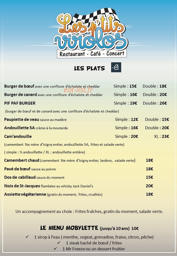 Les P'tits virolos — carte page 2