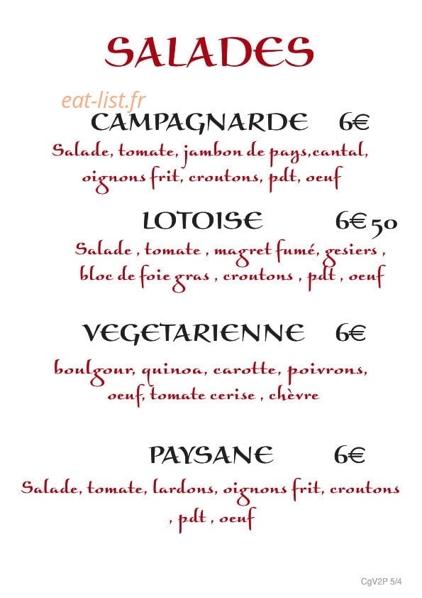 Les 2 Pattes — carte page 2