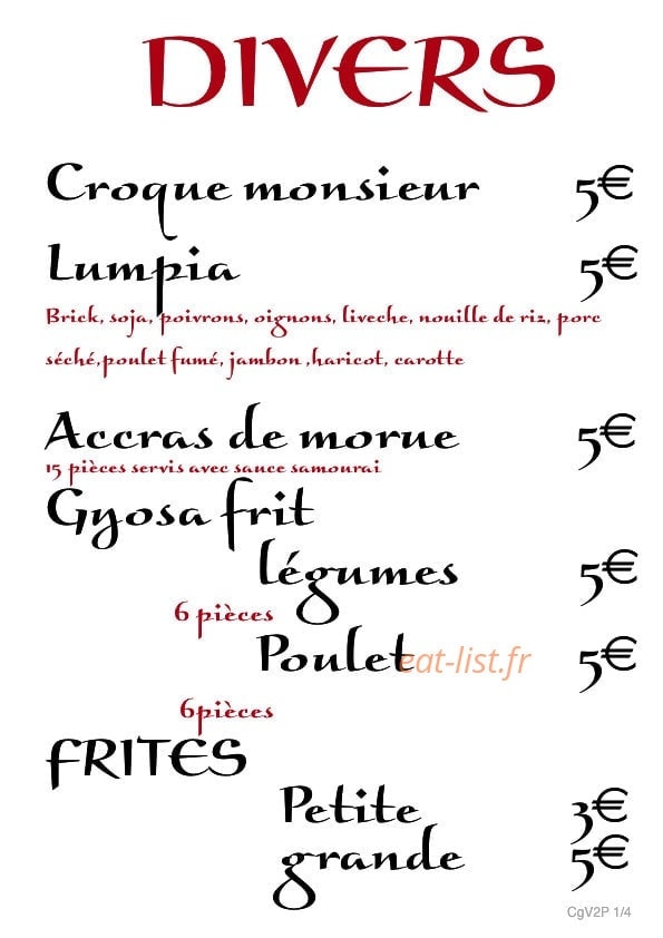 Les 2 Pattes — carte page 5