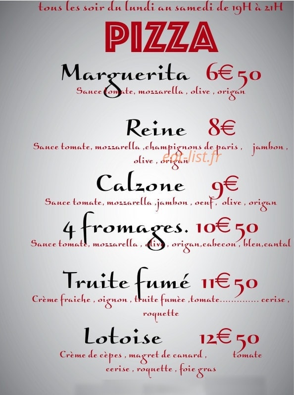 Les 2 Pattes — carte page 1