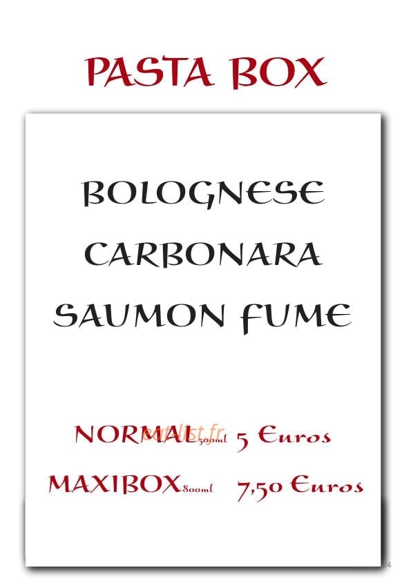 Les 2 Pattes — carte page 4