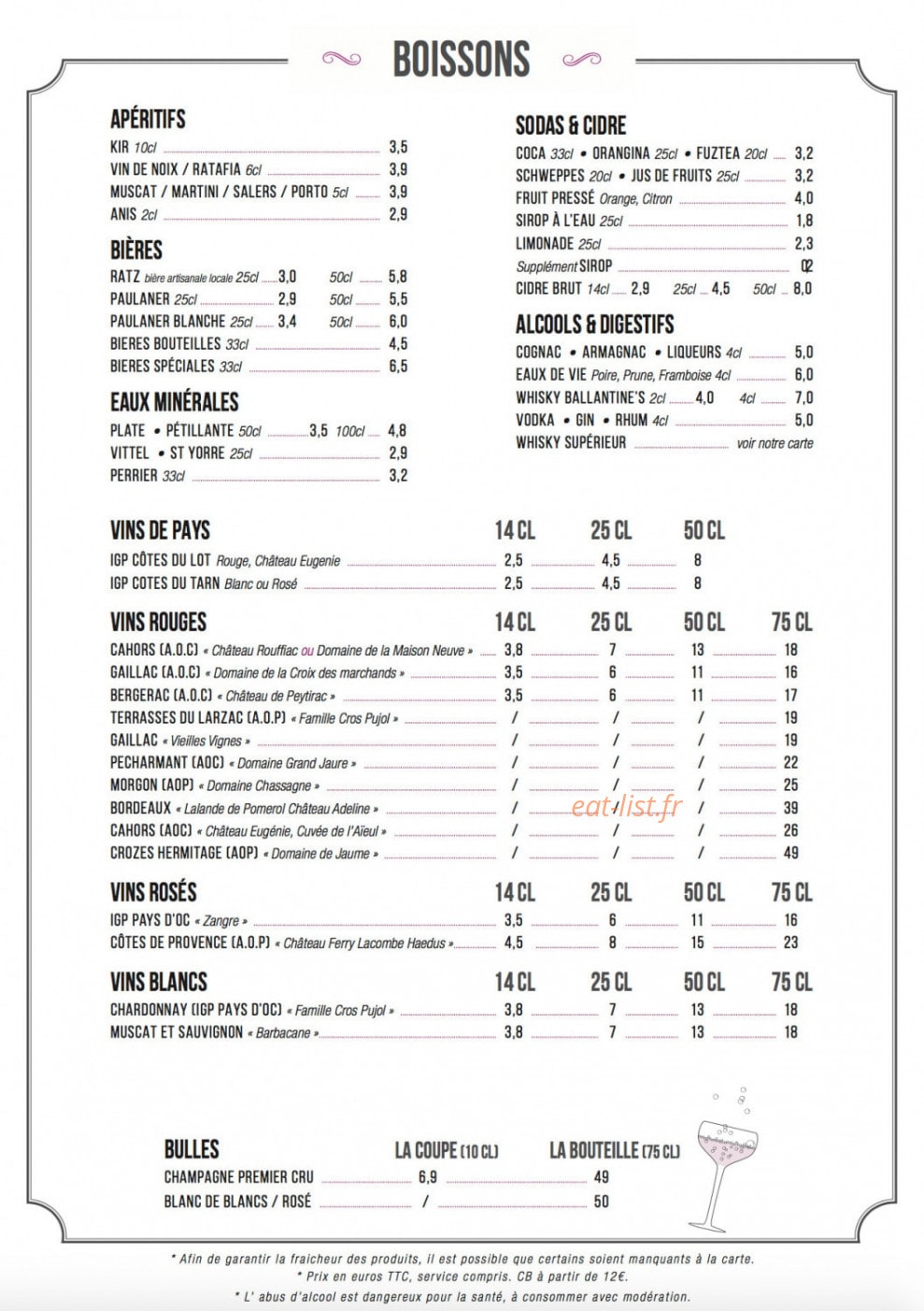 Au Panorama — carte page 5