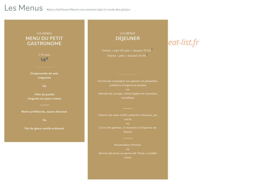 Beau Site — carte page 2