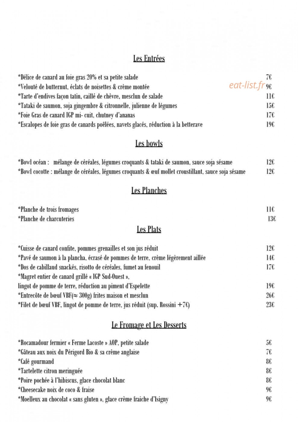 Le Belvédère — carte page 3