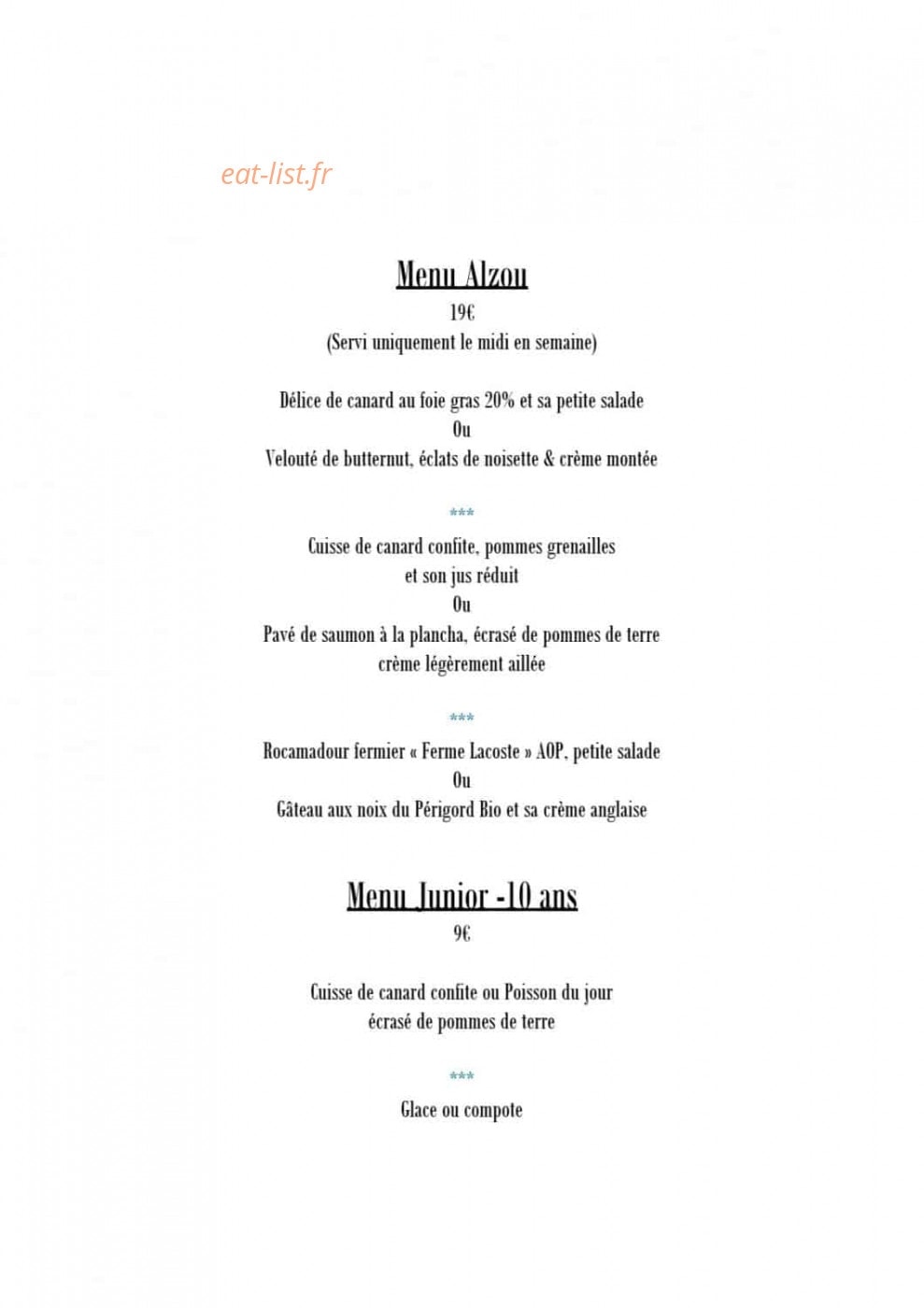 Le Belvédère — carte page 2