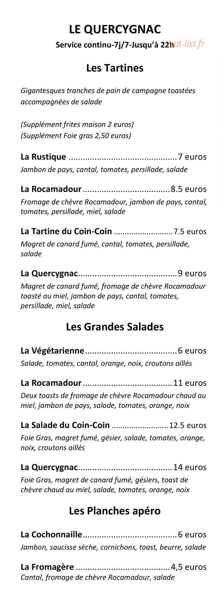 Le Quercygnac — carte page 1