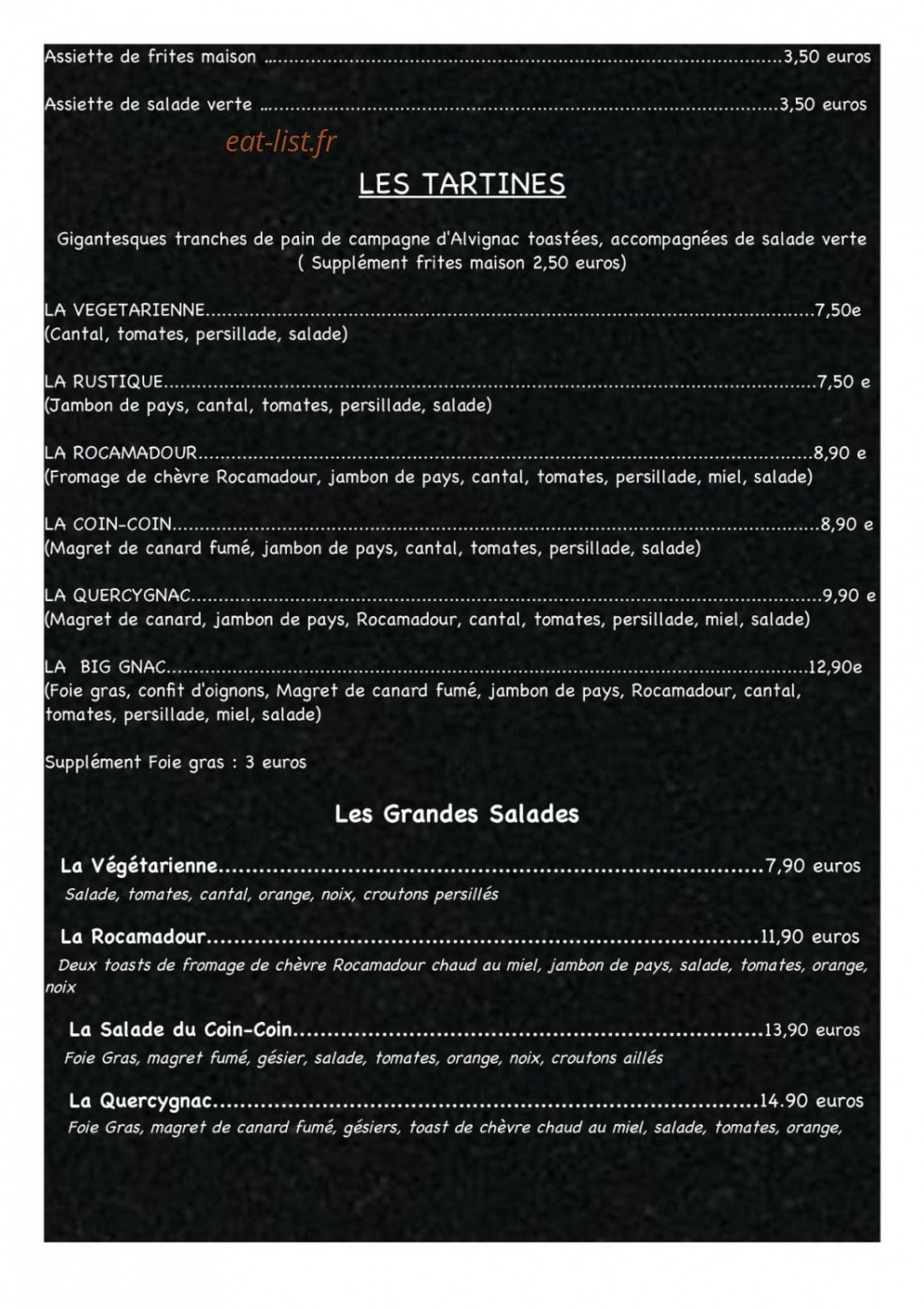 Le Quercygnac — carte page 2