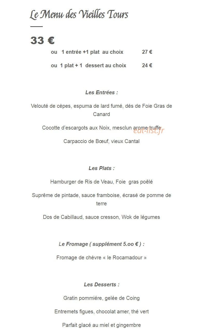 les Vieilles Tours — carte page 2