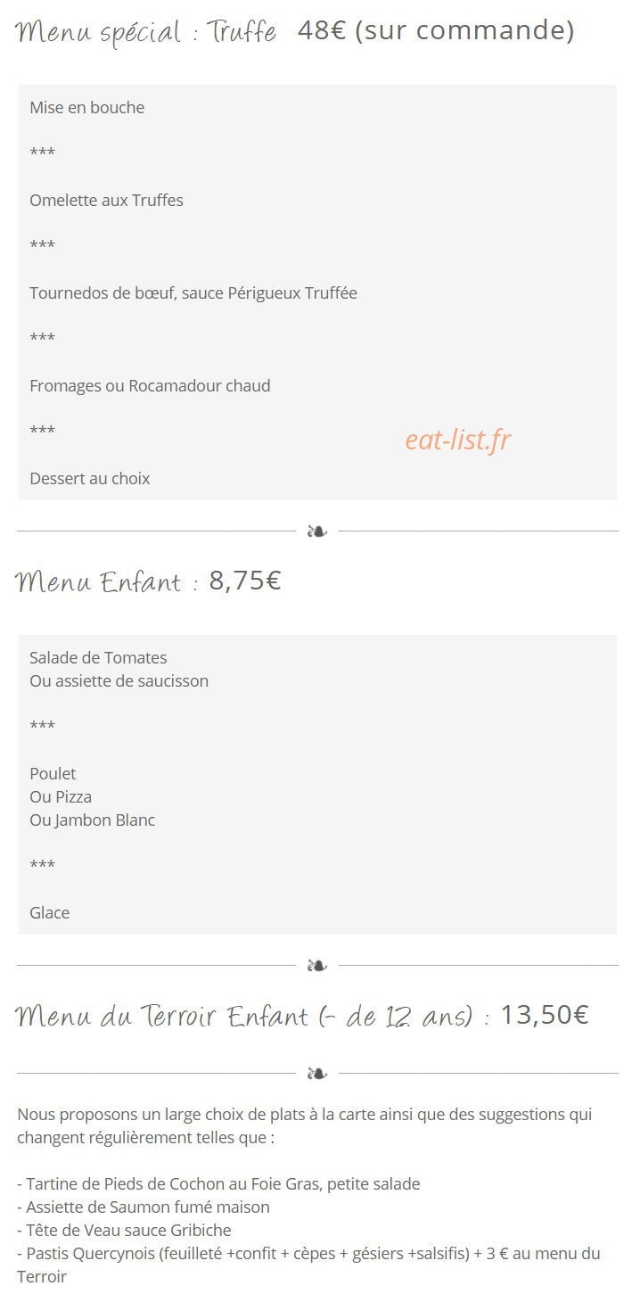 La Bonne Famille — carte page 2