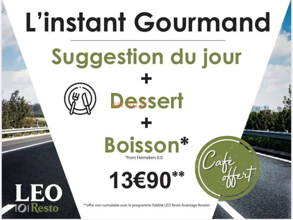 Leo Resto — carte page 1