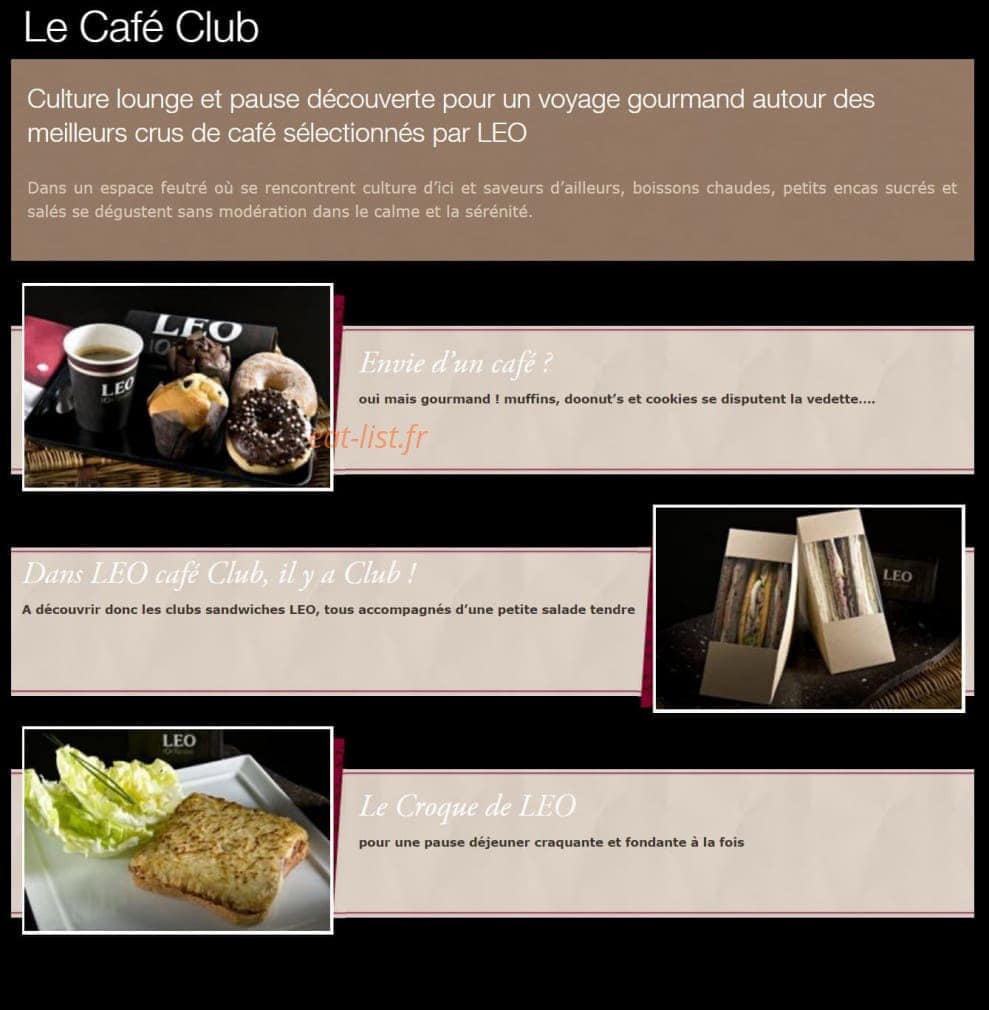 Leo Resto — carte page 5