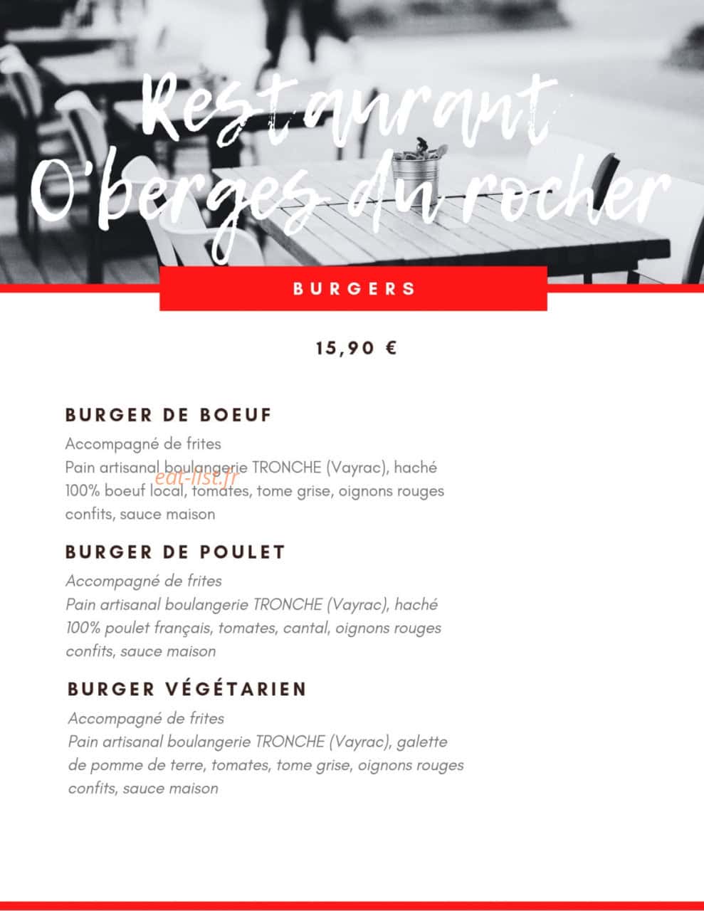 O' berges du rocher — carte page 4
