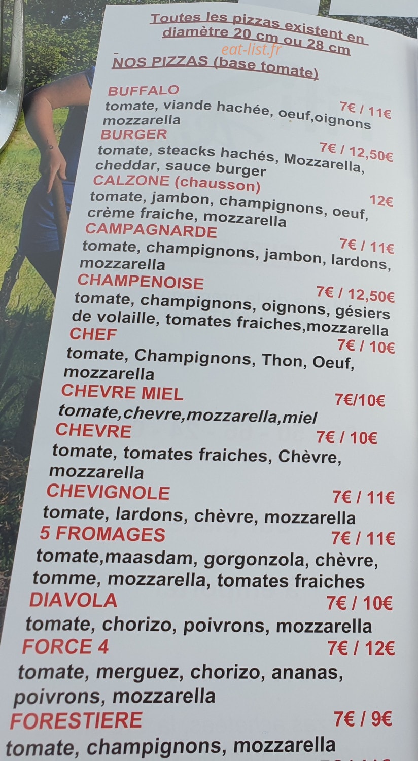 Titi Pizz — carte page 2