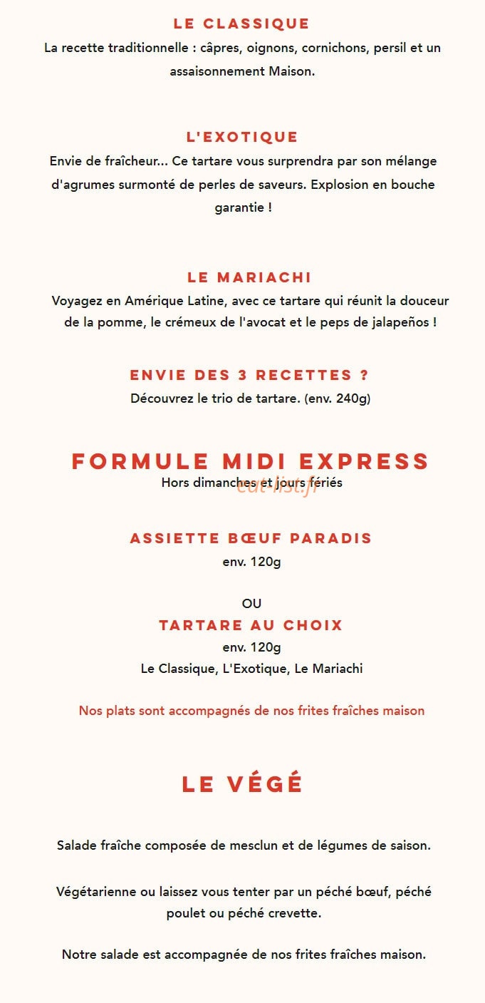 Assiette au Boeuf — carte page 2