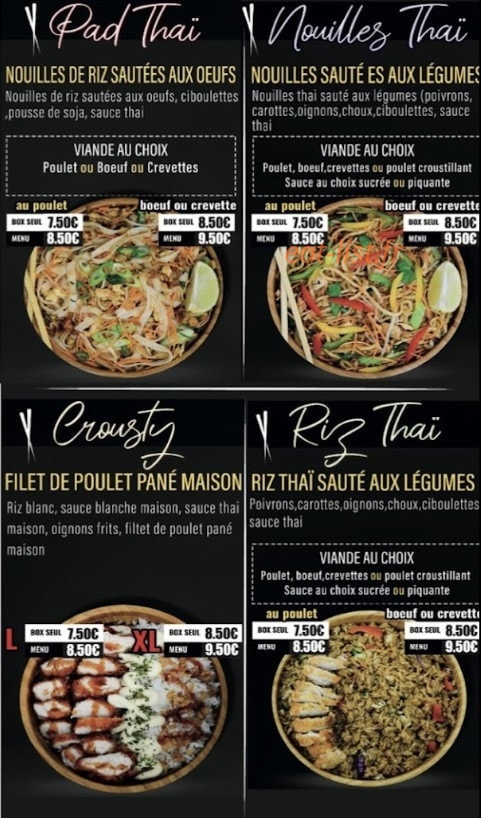 Bbq wok — carte page 1