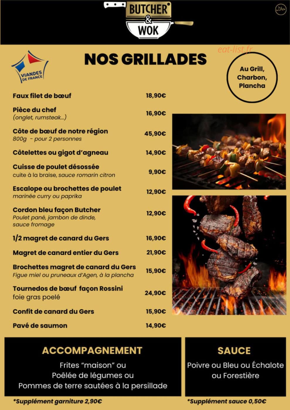 Butcher & Wok — carte page 2