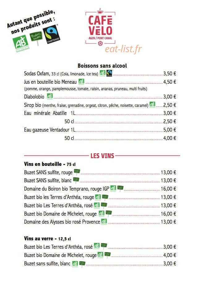 Café vélo — carte page 3