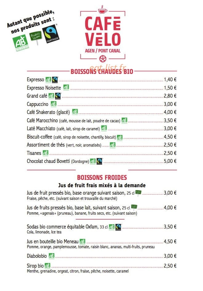 Café vélo — carte page 4