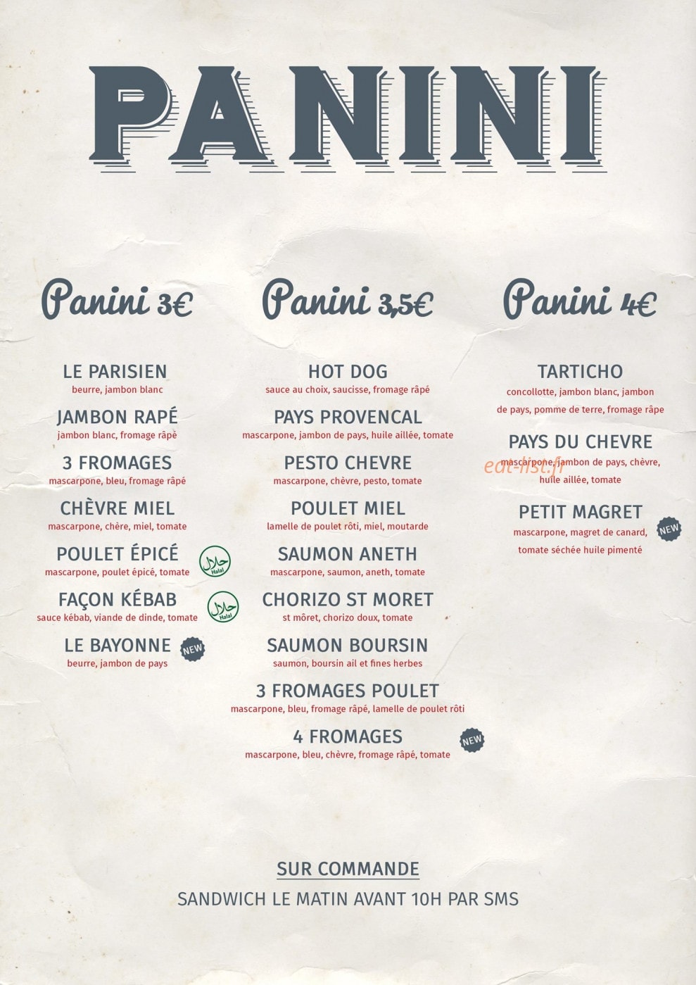 Chez Christine — carte page 2
