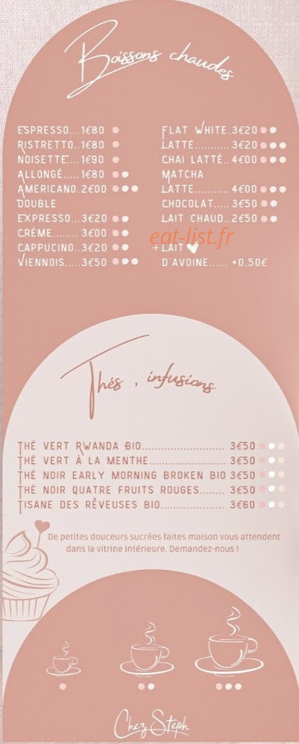 Chez Steph — carte page 1