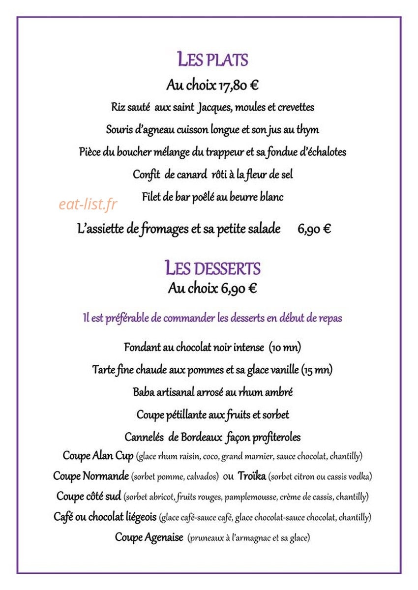 Côté Sud — carte page 1