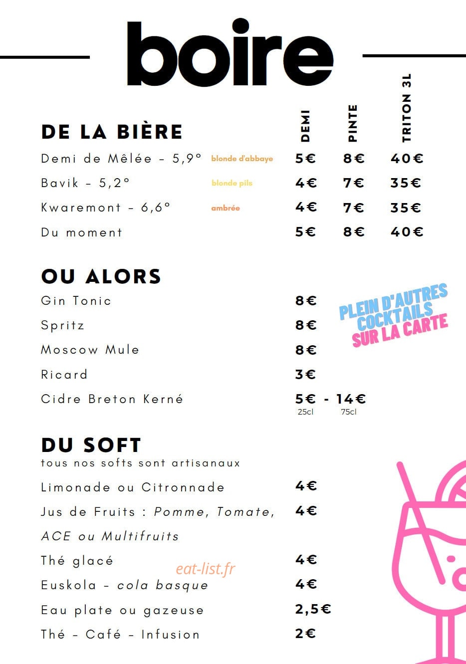Gaztak — carte page 3