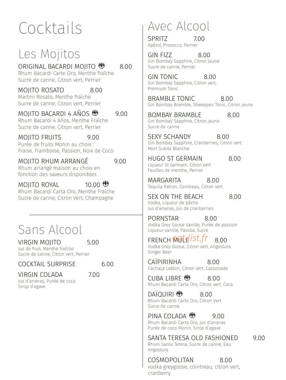 Havana — carte page 3