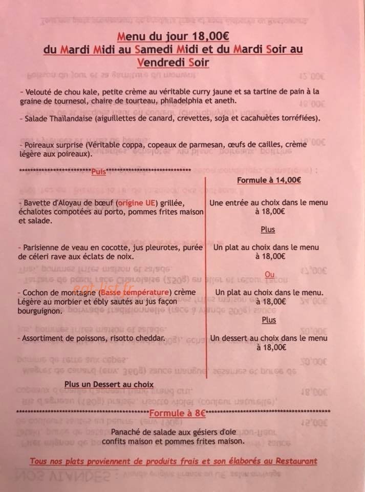 L'imprévu — carte page 1